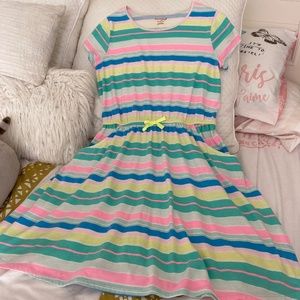 Cat & Jack Girl's Striped Dress Size: 14-16
